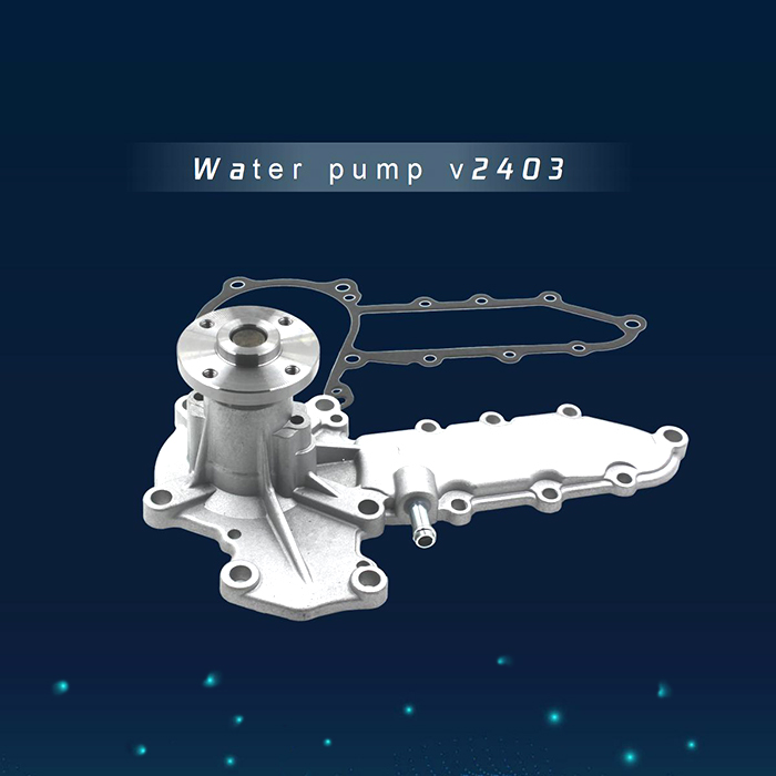 Aluminum Powerful Engine Water Pump For Kubota V2203 V2403 High Efficiency