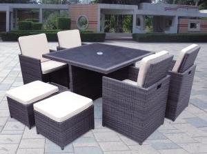 China Outdoor furniture wicker dinning table--9064 wholesale