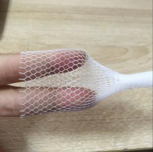 China 10CM Protective Netting Sleeve White Extruded Rose Protection Bud Net wholesale