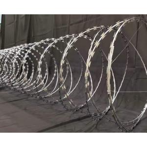 China 8ft Barbed Wire Coil Fencing Diameter 2.5mm Or Customed Electric Galvanized wholesale