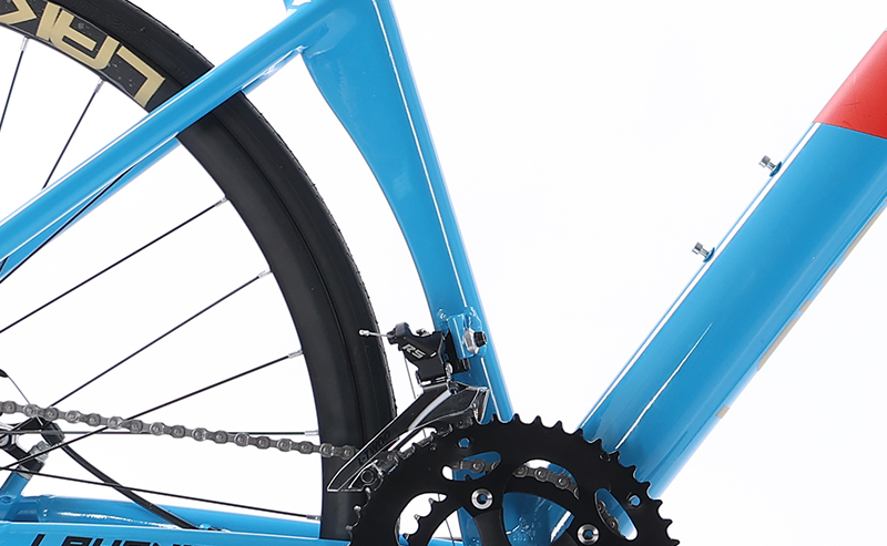 Man's Custom Gear Cycle Roadbike GOMID Simulated Carbon Fiber Racing Bicycle with Aluminum Alloy Frame and Steel Fork