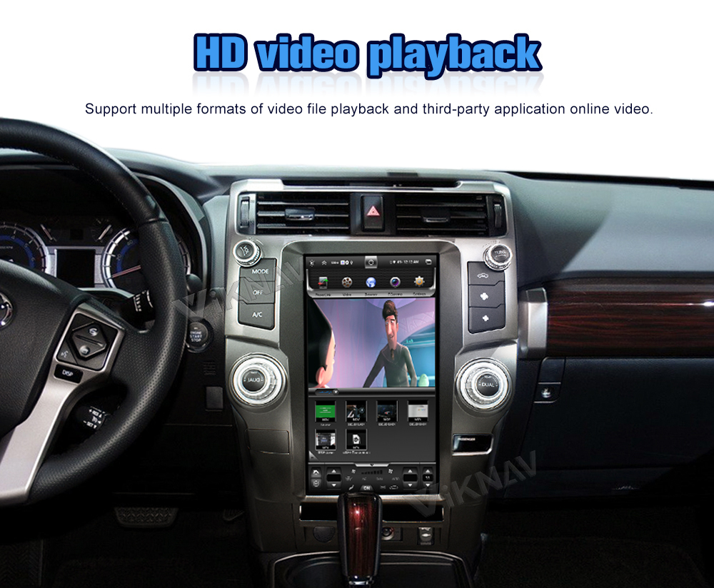 Viknav Car Radio For Toyota 4 Runner (2009-2019) 13.6 inch Multimedia Player GPS Navigation Auto Stereo