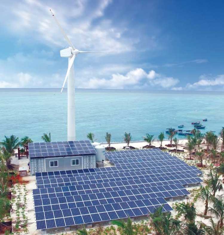 New Energy Seawater Desalination System of Off Grid Solar Power Systems
