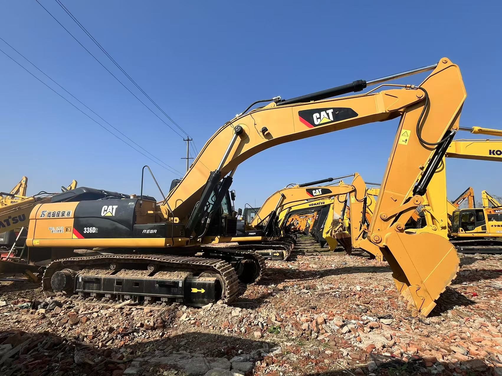 Used Cat 336D2 Digger Engineering 36ton Used Large Caterpillar Excavator