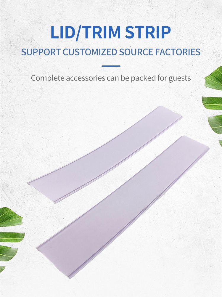 Custom White Plastic Edge Trim PVC Strip PVC Strip Decor S Decorative PVC Wall Coverings