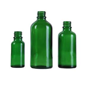 China Printing Green Glass Dropper Bottles , Medical Glass 20ml / 30ml Dropper Bottle wholesale