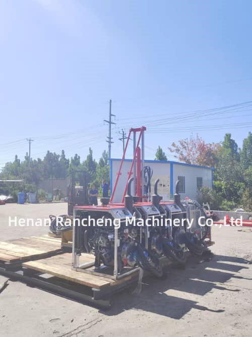 100-240RPM Winch Rated Rotary Speed Small Core Drilling Rig 96L/Min Hydraulic System Rated Flow