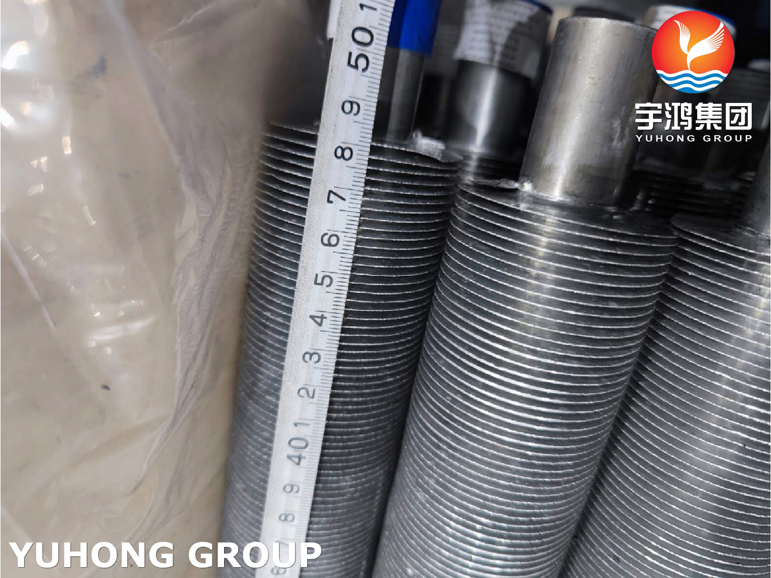 Nickel Alloy Extruded Fin Tube , ASTM B163 NO8825 Incoloy 825 Heat Exchanger Application