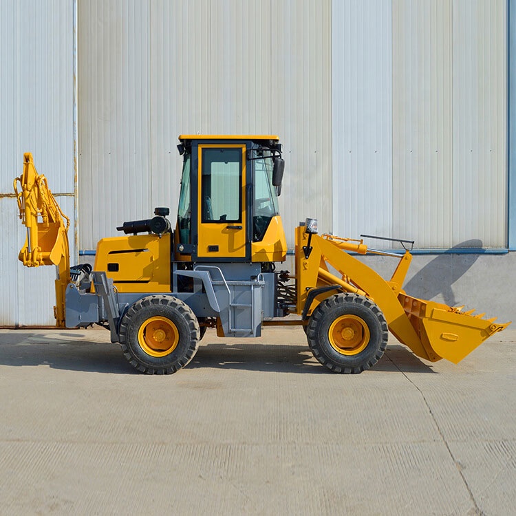 Mini Backhoe Loader with 3400 kg Machine Weight and BOXINHUASHENG Hydraulic Valve