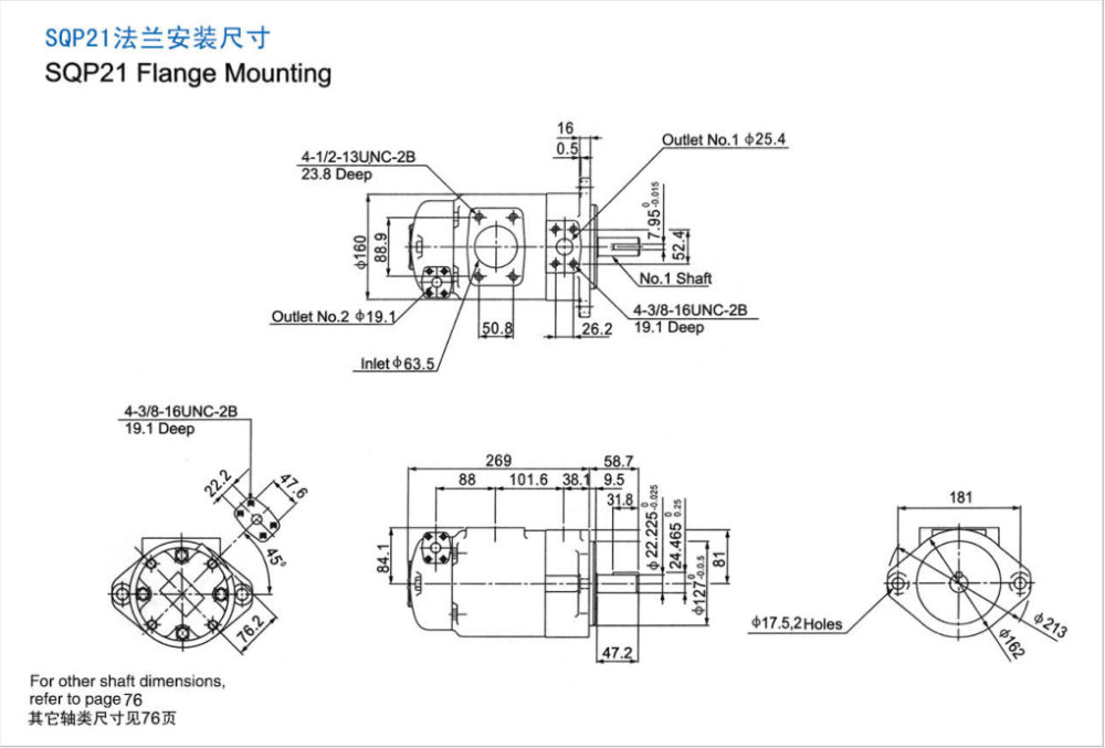 High Pressure Tokimec Hydraulic Pump , Double Vane Pump With Low Noise