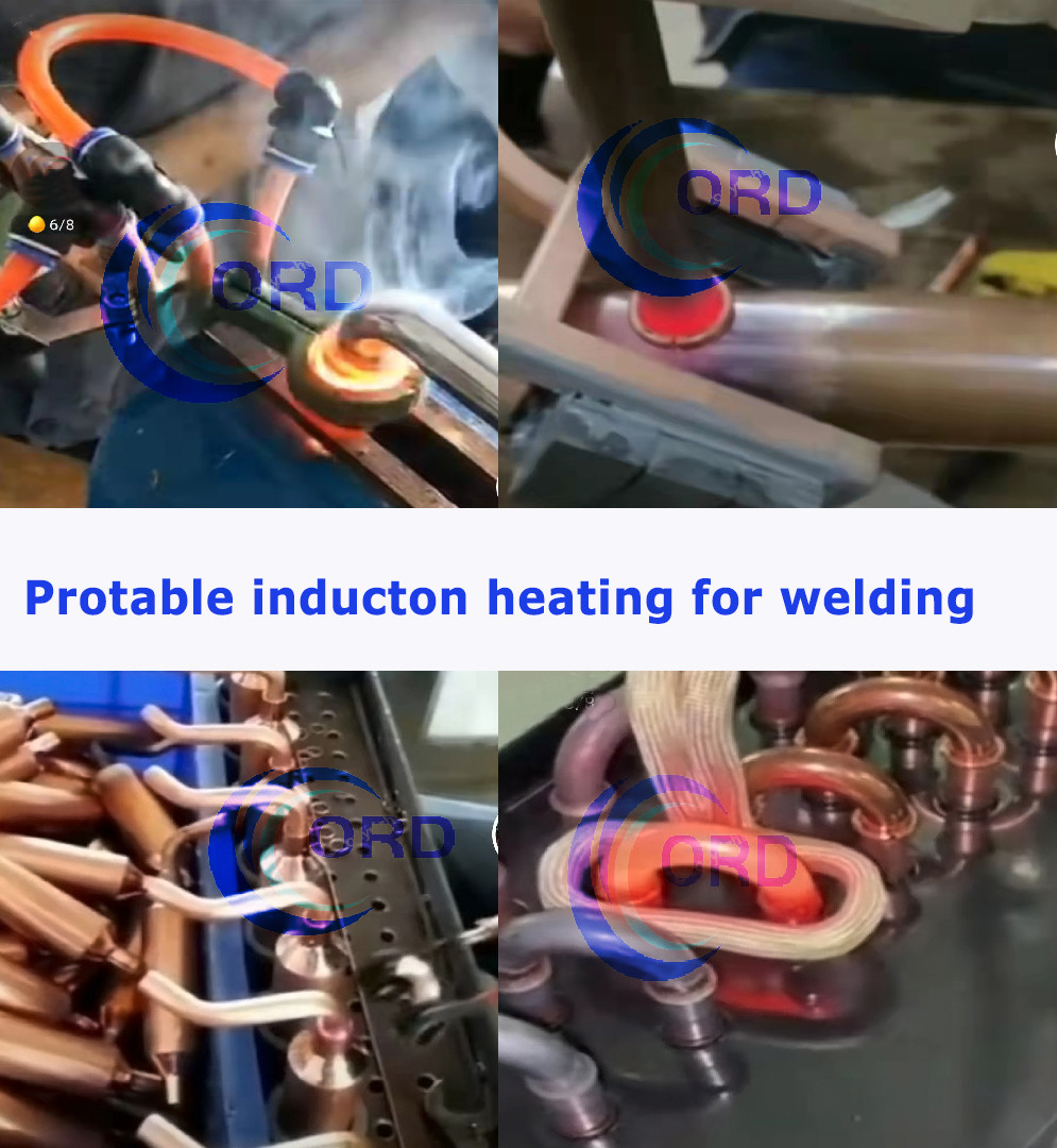 DSP-80KW Intelligent Hand Held Induction Heater For Steel Heating Machine 320A