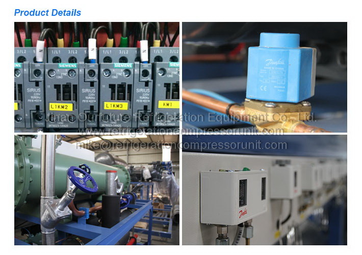 15hp R404a Brand Reciprocating Compressors CDU Unit 380V/3P/50Hz