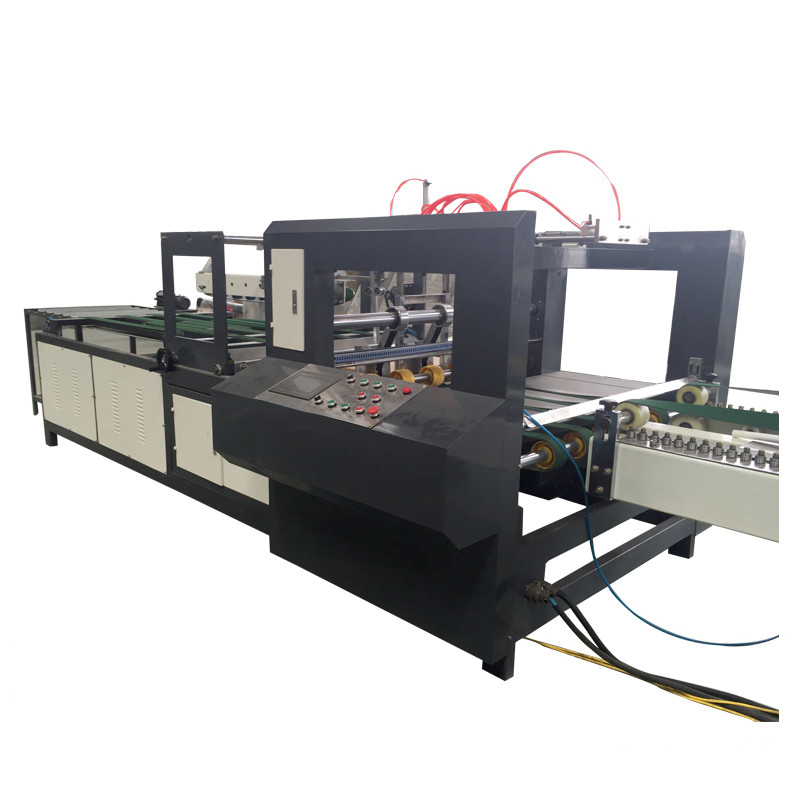 Automatic Cardboard Paperboard Machine For Corrugated Box Folding Stitching