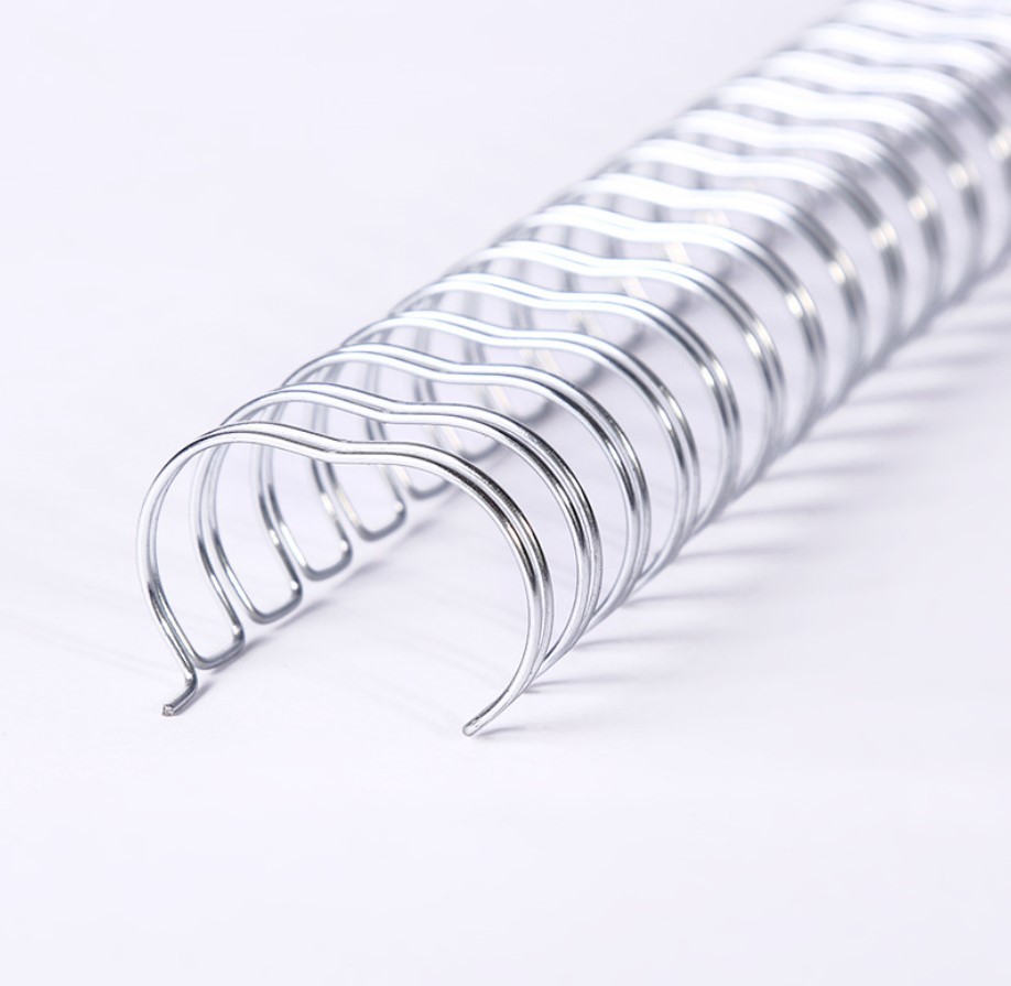 Notebook Wire Spiral Binding , 3/8 Inch Electroplating Double Wire Ring