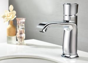 China Electroplate ODM White Silver Wash Basin Faucet wholesale