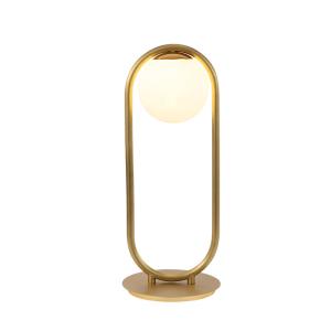 China Contemporary Glass Ball Table Desk Lamp For Bedroom wholesale