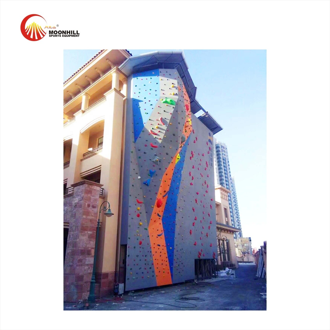 Children Bouldering Rock Climbing Wall Different Slope Angles customized