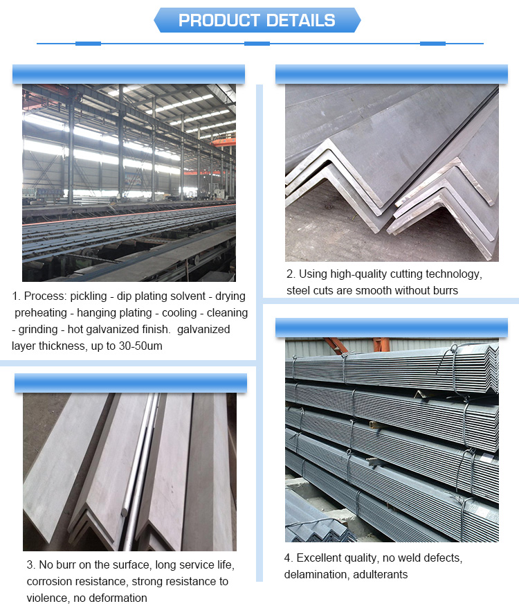 Q235 Brushed Stainless Steel Angle 2mm 50x50x5mm Equal Angle Steel Bar S275JR