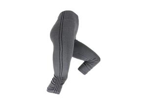 China Fitness Spandex 230gsm High Waisted Ladies Gym Leggings Black wholesale