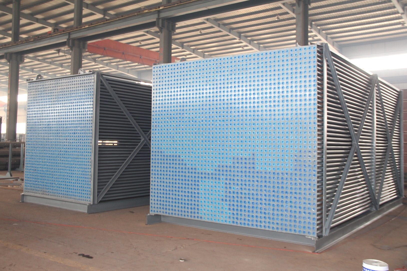 Power Plant 80 Ton Gas Boiler Boiler Parts Air Preheater In Thermal Power Plant , Air Pre Heater