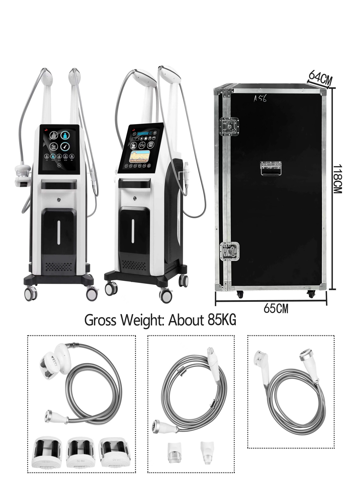 2 In 1 Slimming Machine Laser Vacuum Roller Cellulite Reduction Device
