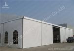 Temporary Aluminum Structure Tent Buildings / Uv Resistant Industrial Warehouse