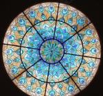 CE Interior Ceiling Stained Glass Skylight Digital Printed Antique Cathedral
