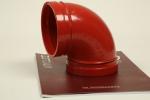 2.5mpa Elbow Groove Increased Productivity Ductile Iron