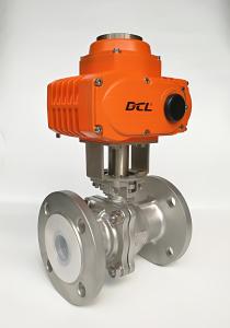 China Burner Fuel DN400 Butterfly Valve DCL Smart Electric Actuator wholesale