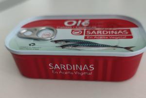 China Commercial Sterility 125g Canned Sardine Fish In Soybean Oil wholesale