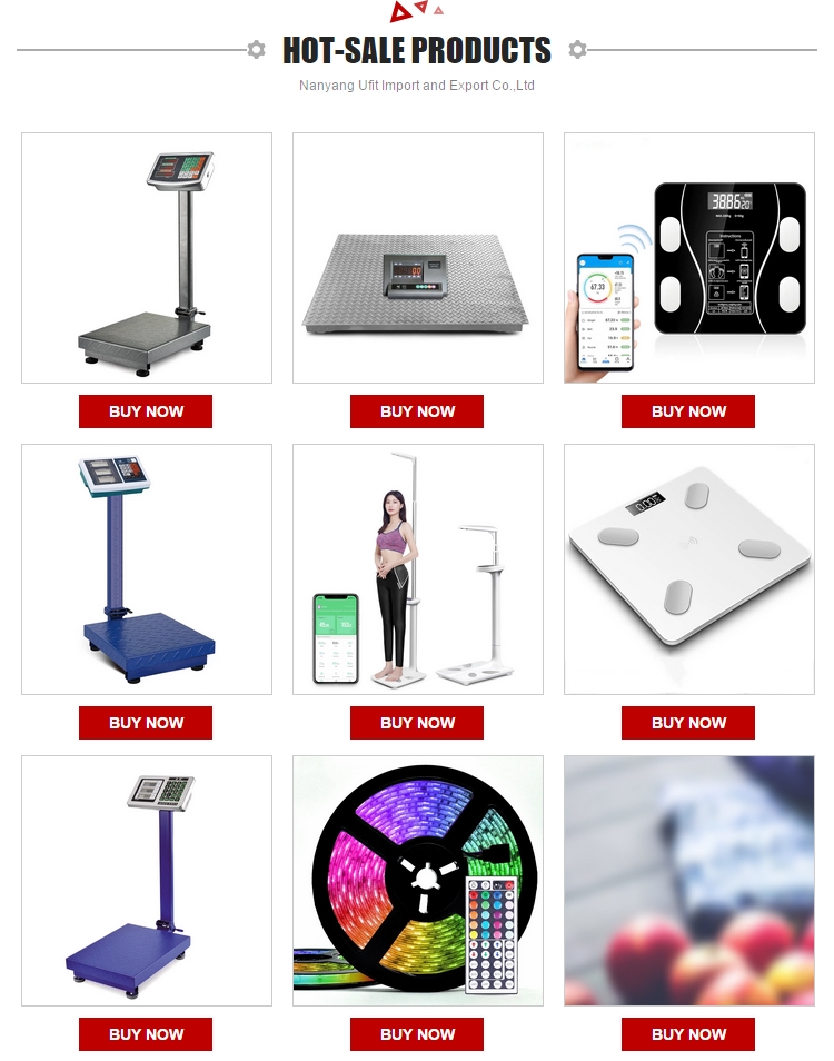 XH8720 Digital Electronic Platform Scale 3000kg Industrial Floor Scale with Thick Platform Plate and Customized ODM Support