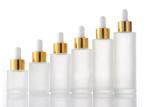 Leakproof Cosmetic Dropper Bottle 20ml Glass Bottle With Pipette Silk Screen