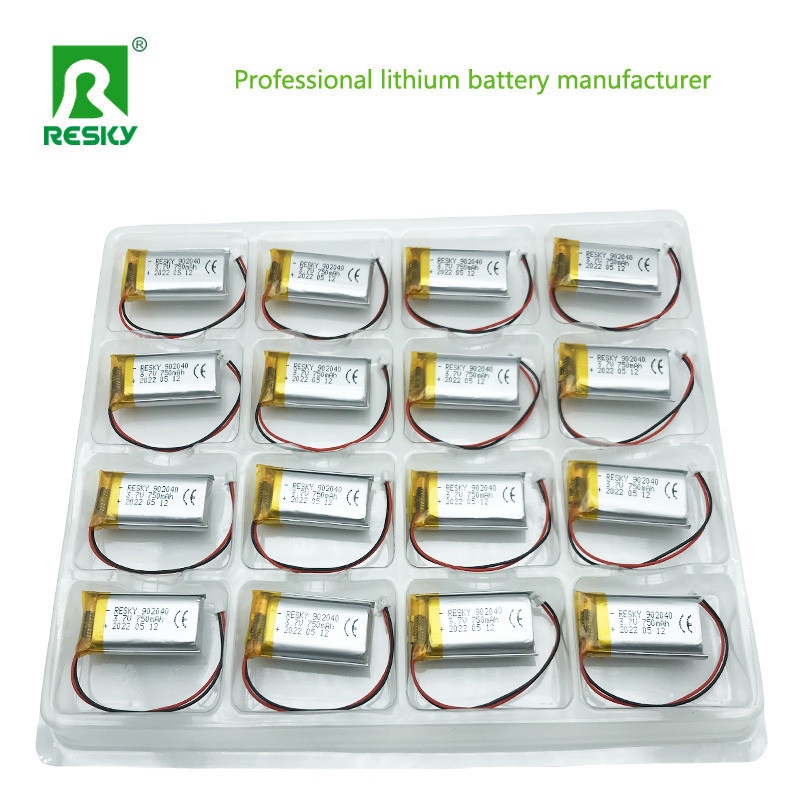 902040 3.7V 750mAh Rechargeable Lithium Polymer Battery Cell