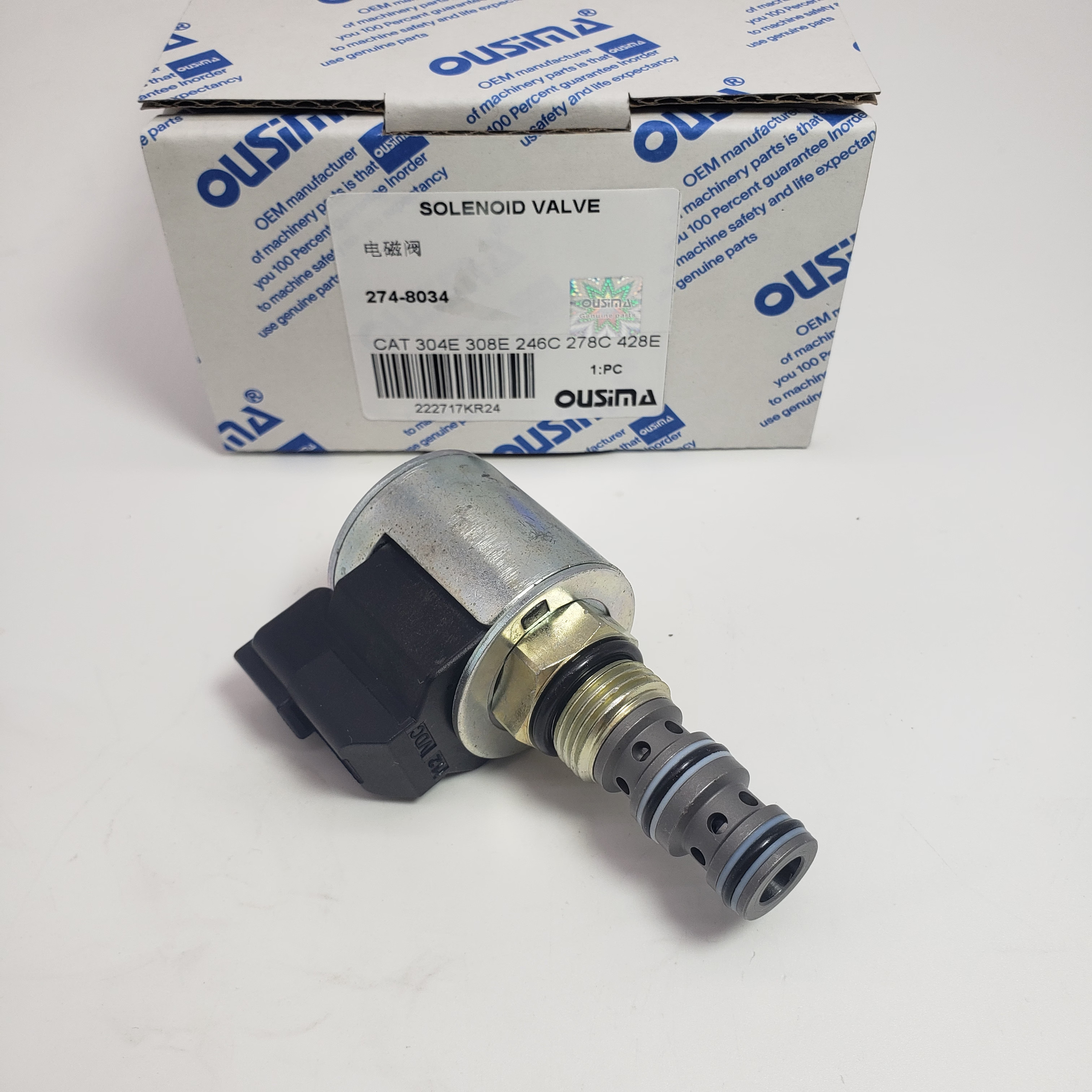 Solenoid Valve 274-8034 For CAT 303.5E 304E 308E 246C 272C