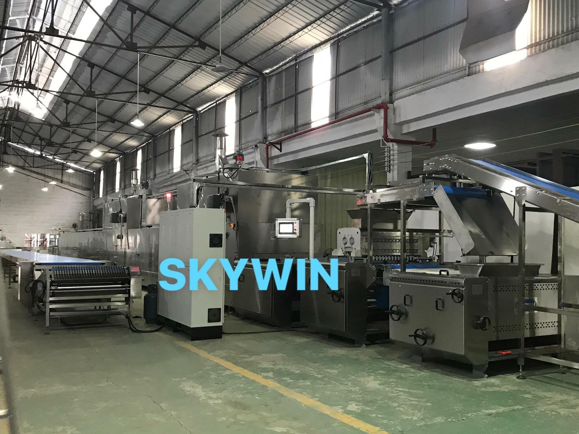 Automatic Industrial Soft And Hard Biscuit Production Line CE Approved