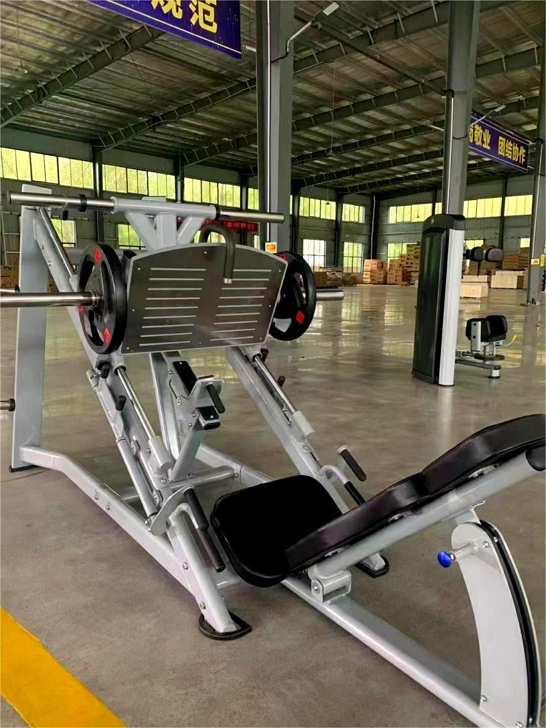 Commercial Gym Equipment Plate Loaded 45 Degree Leg Press Hack Squat Leg Press Machine