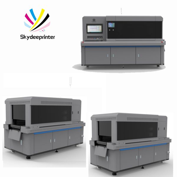 ICC-based Color Management Single Pass UV Printer with USB 3.0 Interface and LED Environmental UV Ink