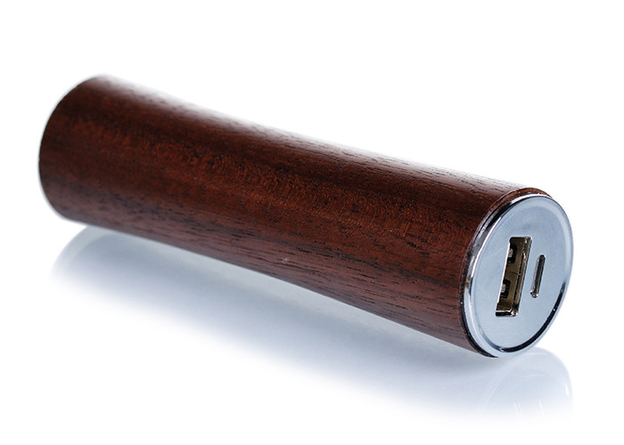 Easy Carry Carved Wood Power Bank 2600mAh With Laser Engraved Logo