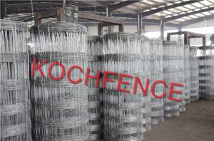 China High Tensile Steel Wire Hinge Joint Field Fence , Agricultural Use Farm Field Fence wholesale