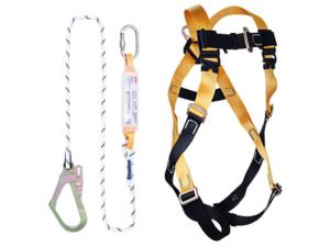 China Fall Suspension Safety Harness Belt , Yellow Harness Belt Construction wholesale