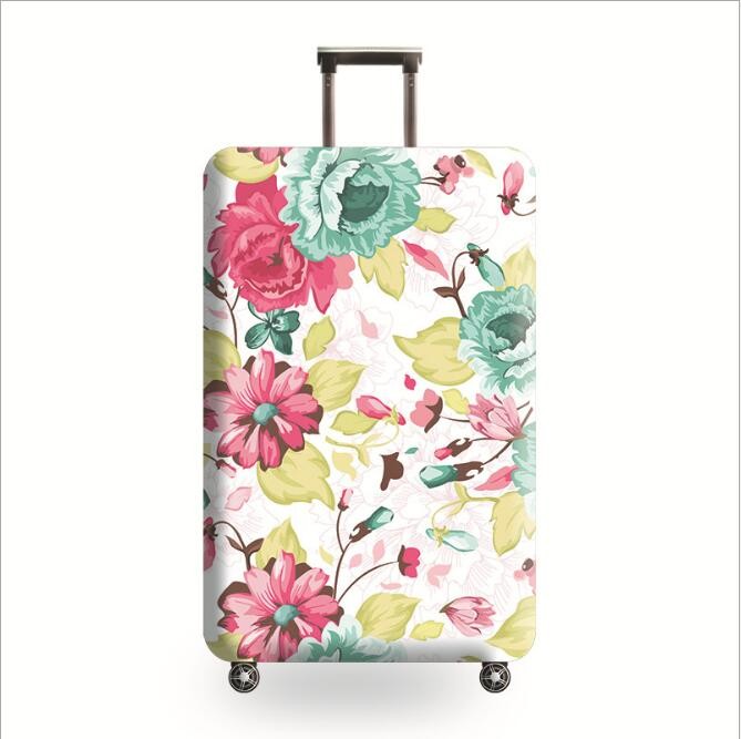 Protective 40L 5# Zipper Elastic Luggage Suitcase Cover