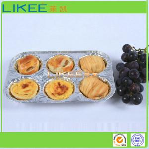 China Wrinkle Wall 660ml Disposable Aluminium Foil Container Light Weight wholesale