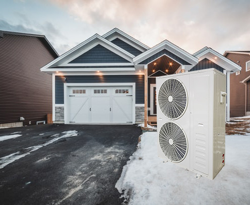 EVI Inverter Air Source Monoblock Heat Pump Cooling And Heating System
