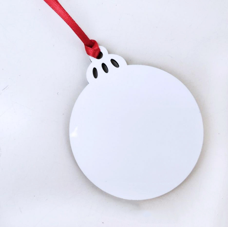 Ball Shape Gift Ornament MDF DIY Sublimation Blanks