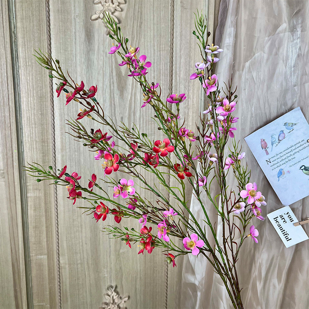 Simulated Australian plum, artificial flower, finished product for wedding, flower arrangement, landscape flower, high-end feeling, living room,