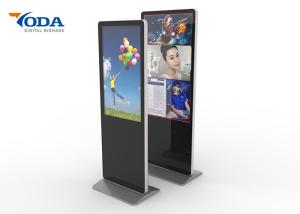 China Indoor Touch Screen Advertising Displays Floor Stand Vertical Type 1920*1080P wholesale