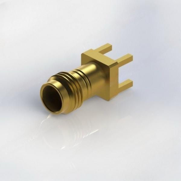 1.85-KHD Copper RF Straight Connector DC - 67 GHz Dustproof For Military