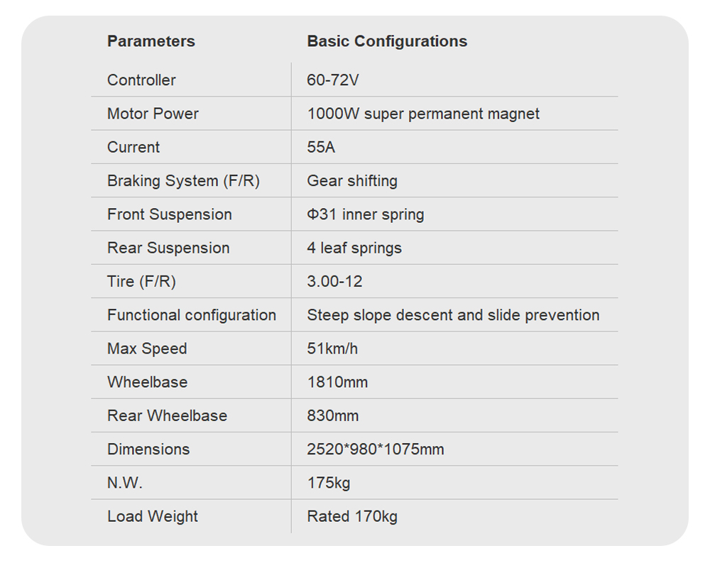 Electric Mobility E Scooters Taxi 3 Wheel Car Tricycle Motorcycle with Rear Suspension