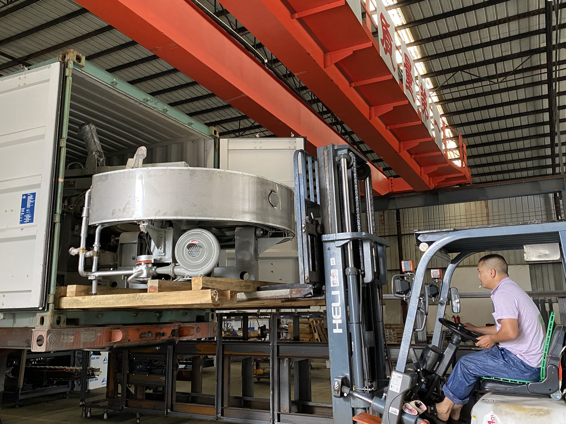 4Kg/h 0.6MPa Full Automatic Egg Roll Making Machine