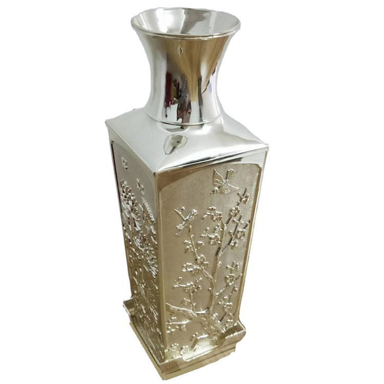 Metal retro custom vintage flower pot for home decoration